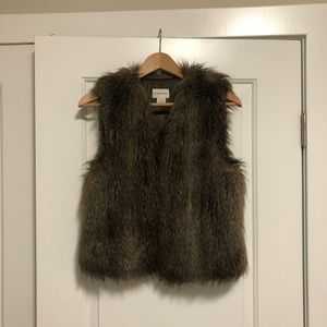 Club Monaco Fur Vest